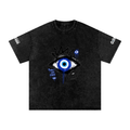 PROTECT YOUR PEACE: Snow Washed Oversized Cotton T-Shirt